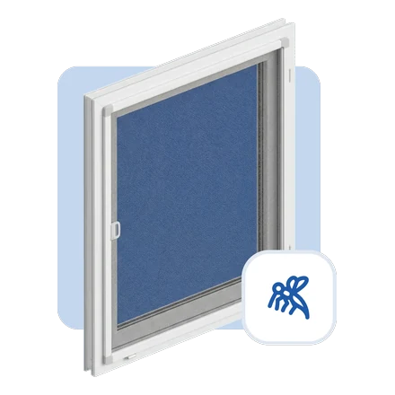 3D render of a mosquito net frame