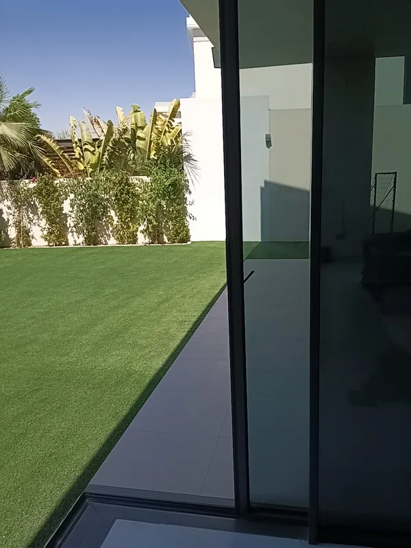 Folding glass doors serviced in a Dubai property