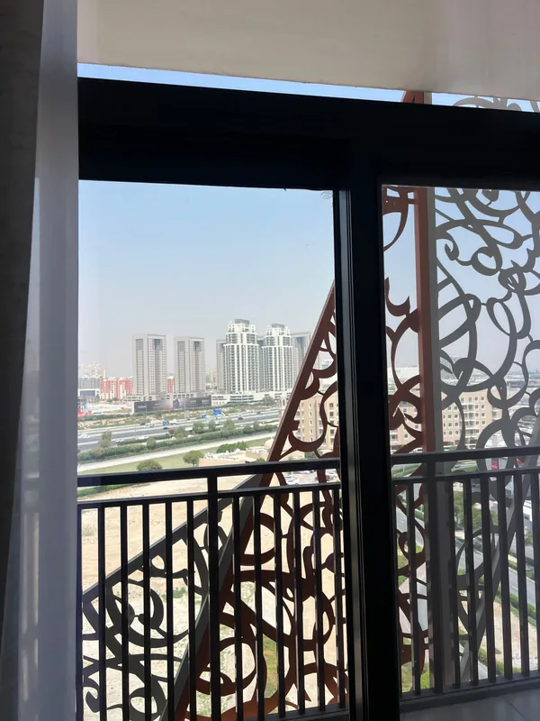 Sliding patio door running smoothly after service in a Dubai villa