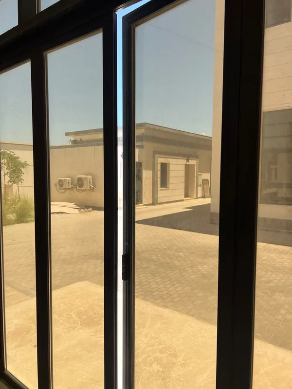 Folding glass doors serviced in a Dubai property