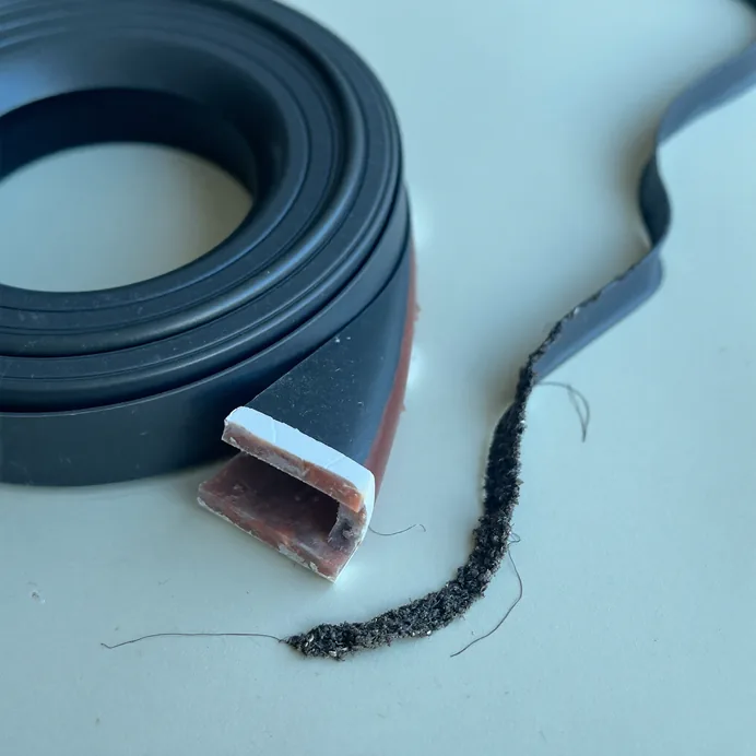 Close-up of the part we replace on this service
